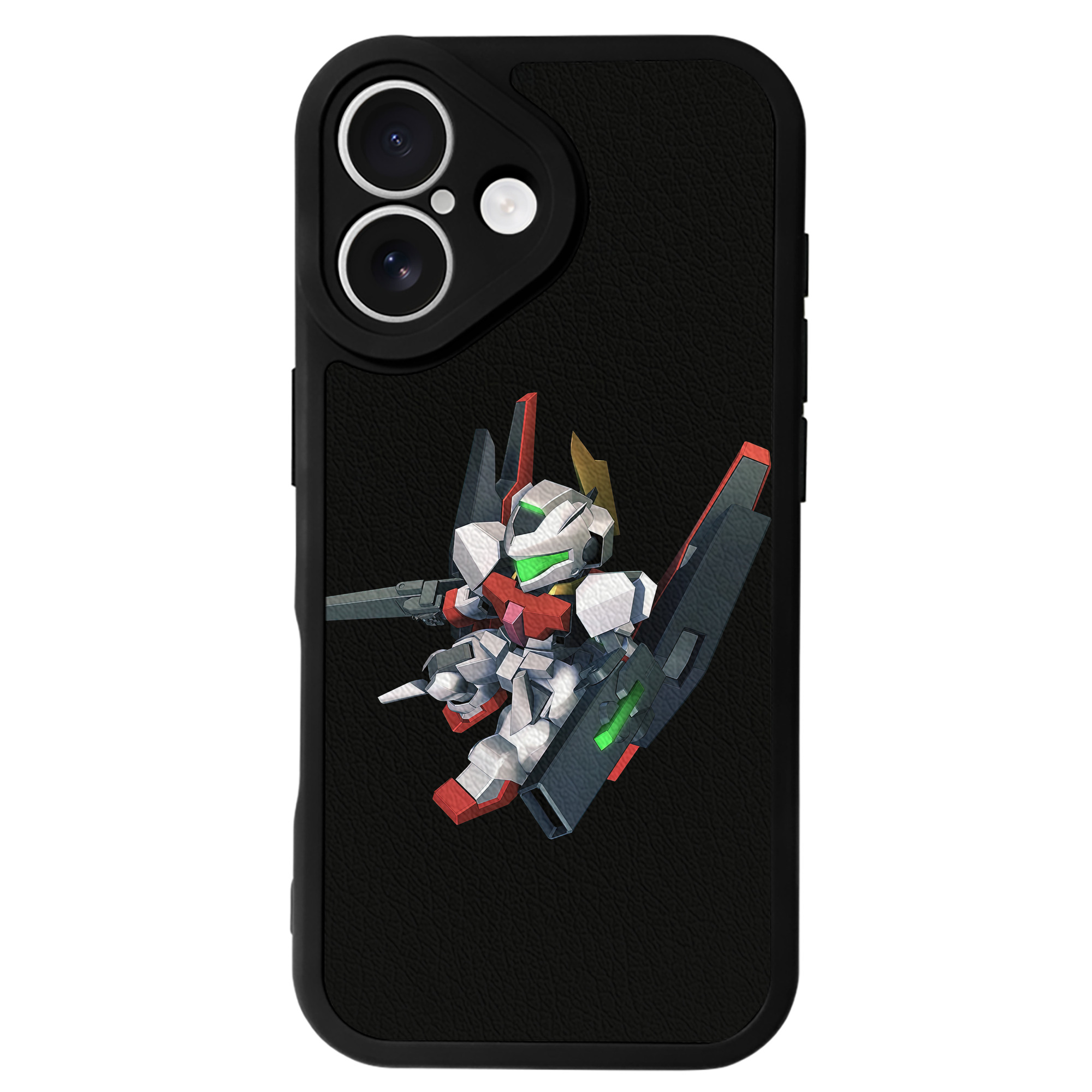 （画像用） 機動戦士ガンダム Mobile Suit Gundam 【iPhone 16シリーズ対応】シリコンスマホケース（レザー調） 材質：シリコン